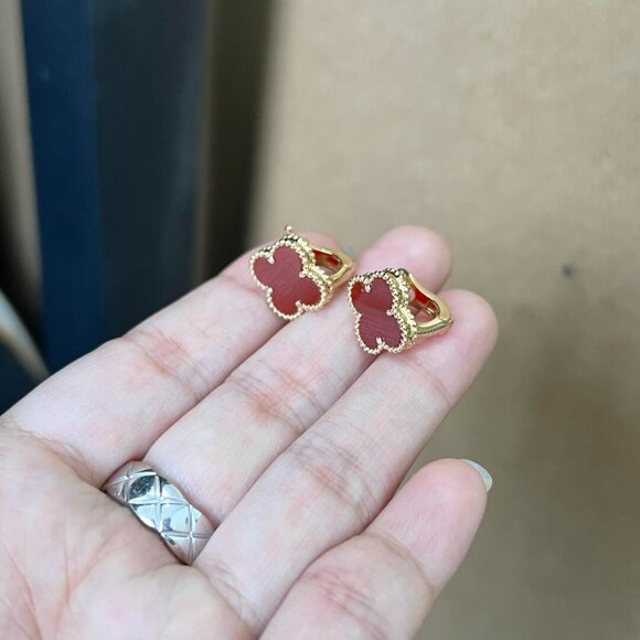 Van Cleef & Arpels red earrings - Picture 3 of 6